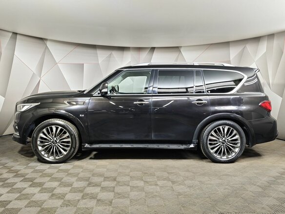 2018 Infiniti QX80 I Рестайлинг 2, чёрный, 3300000 рублей - вид 4