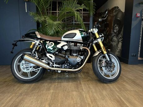 2026 Triumph Speed Twin, зелёный, 2500000 рублей, вид 1