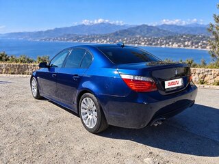 2008 BMW 5 серии 525d V (E60/E61) Рестайлинг, синий, 1190000 рублей, вид 4