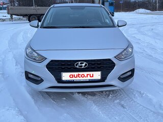 2019 Hyundai Solaris II, серебристый, 1200000 рублей, вид 2