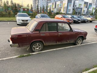 1996 Lada (ВАЗ) 2105, пурпурный, 75000 рублей, вид 2