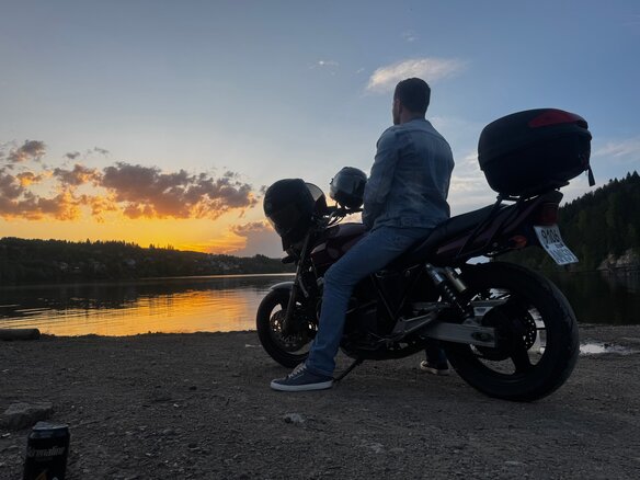 1994 Honda CB 400 Super Four, красный, 265000 рублей - вид 14