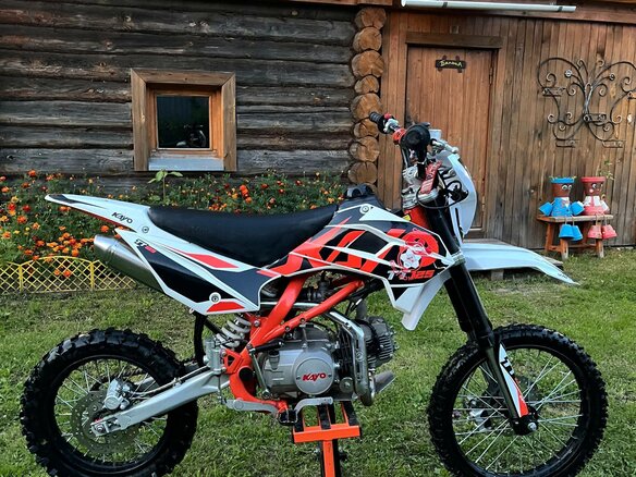 2023 Kayo Basic TT125EM, белый, 70000 рублей - вид 3