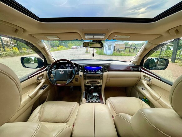 2008 Lexus LX 570 III, чёрный - вид 6