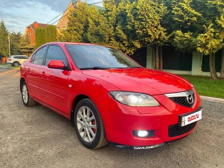 2006 Mazda 3 I (BK) Рестайлинг, красный, 495000 рублей, вид 3