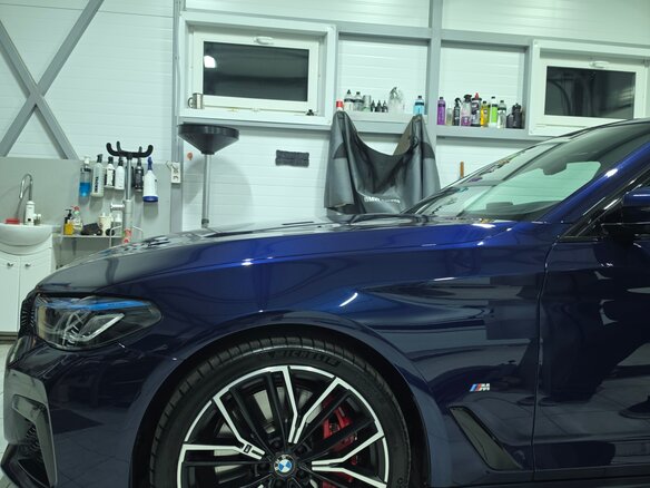 2021 BMW 5 серии 540d xDrive VII (G30/G31/G38) Рестайлинг, синий, 6500000 рублей - вид 14