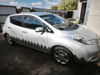 2012 Nissan Leaf I (ZE0/AZE0), серебристый, 582000 рублей, вид 3