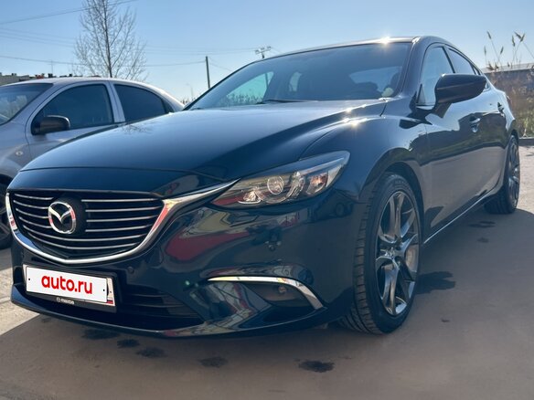 2016 Mazda 6 III (GJ) Рестайлинг, синий, 2090000 рублей - вид 1