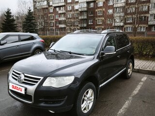2008 Volkswagen Touareg I Рестайлинг, чёрный, 700000 рублей, вид 1