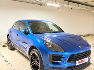 2020 Porsche Macan I Рестайлинг, синий, 5000000 рублей, вид 5