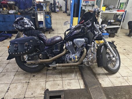 1996 Honda Steed 400, чёрный, 250000 рублей, вид 2