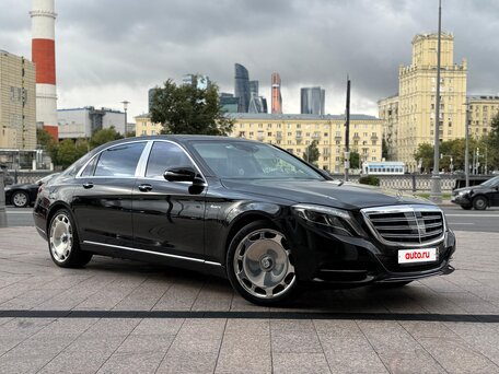 2016 Mercedes-Benz Maybach S-Класс 500 I (X222), чёрный, 3350000 рублей, вид 1
