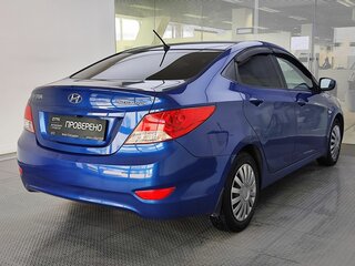 2013 Hyundai Solaris I, синий, 959000 рублей, вид 5