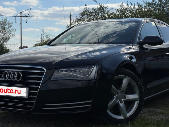 2012 Audi A8 III (D4), чёрный, 2400000 рублей