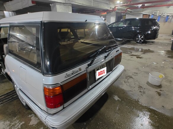 1990 Toyota Crown VIII (S130), серый, 550000 рублей - вид 6