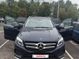 2018 Mercedes-Benz GLE 400 9G-Tronic I (W166), синий, 3650000 рублей, вид 2