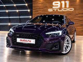 2021 Audi A5 45 TFSI II (F5) Рестайлинг, фиолетовый, 4450000 рублей, вид 3