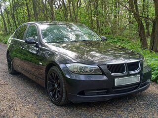 2006 BMW 3 серии 320i V (E90/E91/E92/E93), чёрный, 790000 рублей, вид 2