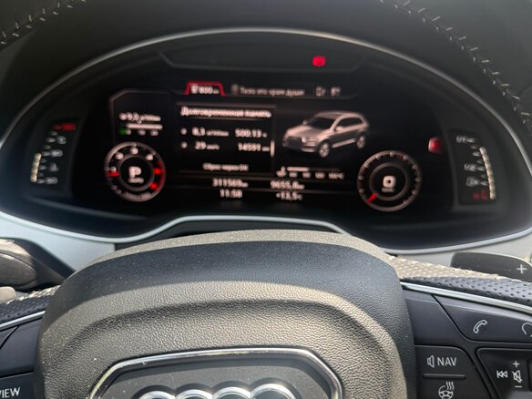 2015 Audi Q7 II (4M), чёрный, 3250000 рублей - вид 5
