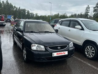 2006 Hyundai Accent ТагАЗ II, чёрный, 260000 рублей, вид 3