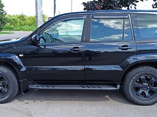 2007 Toyota Land Cruiser Prado 4-speed 120 Series Рестайлинг, чёрный, 1150000 рублей, вид 1
