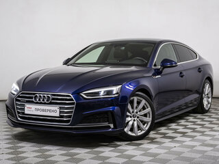 2019 Audi A5 Sportback II (F5), синий, 2968000 рублей, вид 1