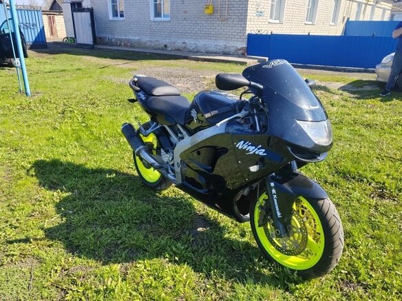 1998 Kawasaki ZX-6R Ninja, чёрный, 269999 рублей