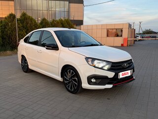 2019 Lada (ВАЗ) Granta I Рестайлинг, белый, 815000 рублей, вид 2