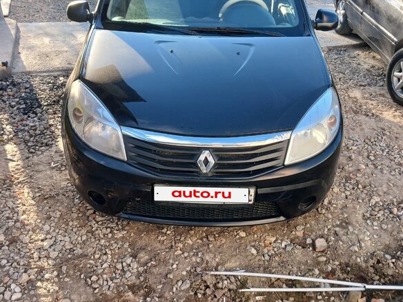 2014 Renault Sandero I, чёрный, 349000 рублей - вид 1