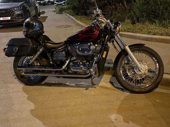 2004 Honda Shadow 750, чёрный, 410000 рублей - вид 5