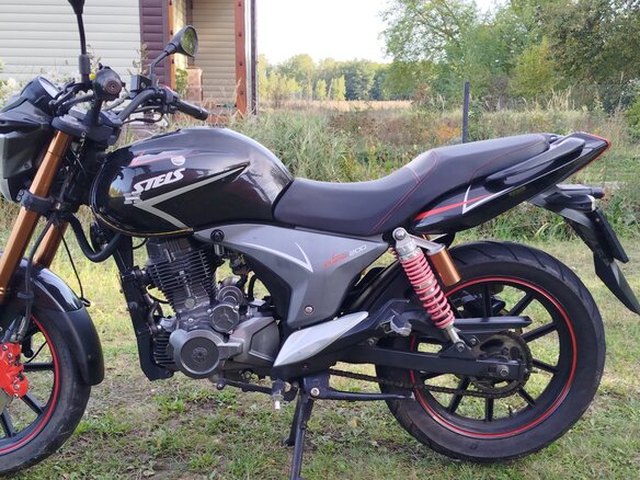 2014 Stels Flame 200, чёрный, 97000 рублей - вид 5