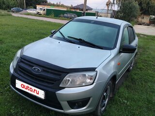 2016 Lada (ВАЗ) Granta I, серебристый, 430000 рублей, вид 2
