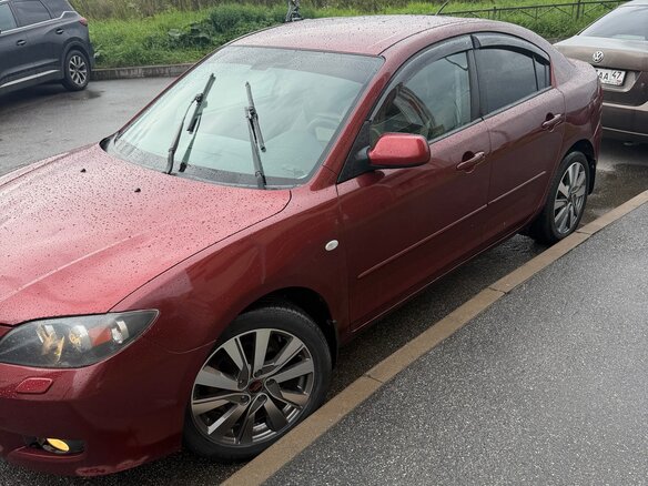 2008 Mazda 3 I (BK) Рестайлинг, красный - вид 9