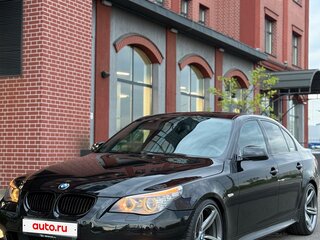2007 BMW 5 серии 530i V (E60/E61) Рестайлинг, чёрный, 1800000 рублей, вид 1