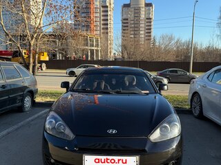 2007 Hyundai Coupe II (GK) Рестайлинг, чёрный, 750000 рублей, вид 2
