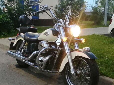 1998 Honda Shadow 400, зелёный, 300000 рублей, вид 1