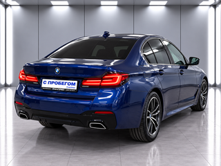 2021 BMW 5 серии 520d xDrive VII (G30/G31/G38) Рестайлинг, синий, 3620000 рублей, вид 4