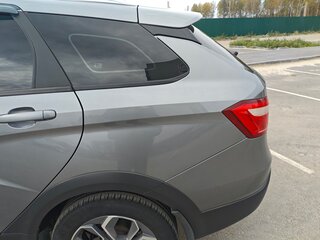 2020 Lada (ВАЗ) Vesta SW I, серый, 1150000 рублей, вид 3