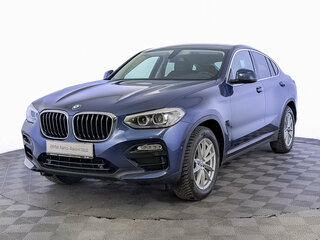 2019 BMW X4 20i II (G02), синий, 4200000 рублей, вид 1