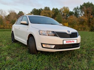 2015 Skoda Rapid I, белый, 750000 рублей, вид 4