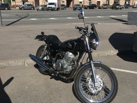 2005 Honda CB 400SS, чёрный, 300000 рублей, вид 1