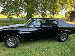 1972 Chevrolet Chevelle II, чёрный, 10000000 рублей, вид 4