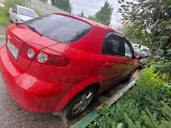 2005 Chevrolet Lacetti I, красный, 350000 рублей - вид 2