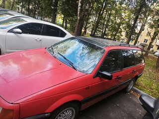 1990 Volkswagen Passat B3, красный, 200000 рублей, вид 4