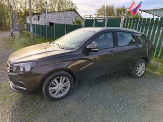 2018 Lada (ВАЗ) Vesta SW I, коричневый, 950000 рублей, вид 1