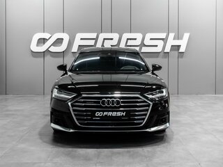 2019 Audi A8 Long 55 TFSI IV (D5), чёрный, 6800000 рублей, вид 3