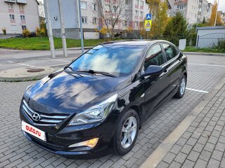 2016 Hyundai Solaris I Рестайлинг, чёрный, 780000 рублей, вид 1