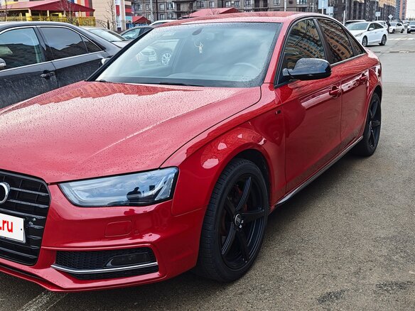 2014 Audi A4 IV (B8) Рестайлинг, красный, 1800000 рублей - вид 15
