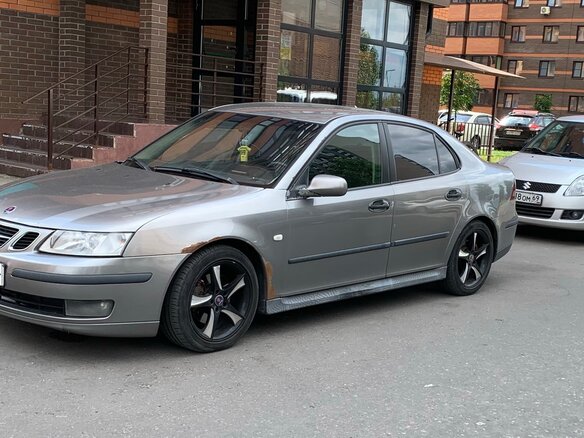 2003 Saab 9-3 II, серый, 330000 рублей