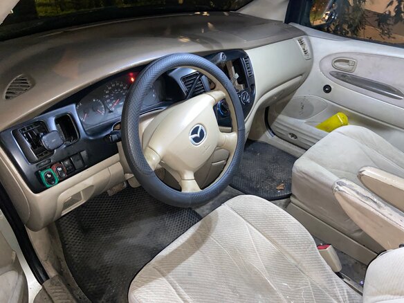 2000 Mazda MPV II (LW), серый, 95000 рублей - вид 4